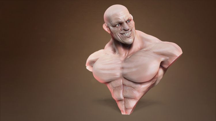 Fonds d'cran Art - Numrique 3D - Zbrush Buste