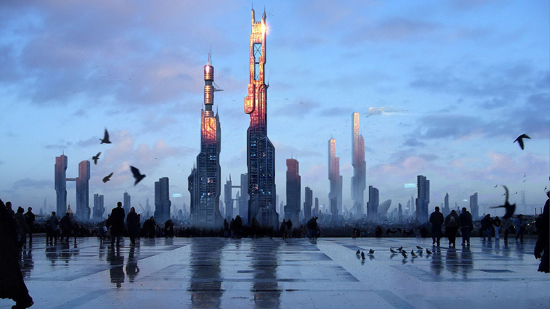 Wallpapers Fantasy and Science Fiction Future cities 