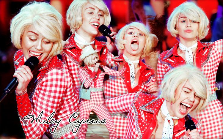 Fonds d'cran Clbrits Femme Miley Cyrus Wallpaper N383374