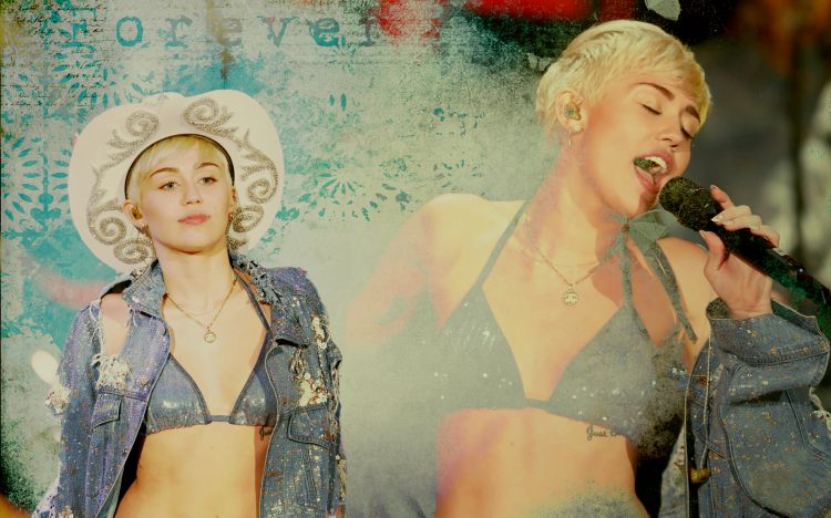 Fonds d'cran Clbrits Femme Miley Cyrus Wallpaper N383375