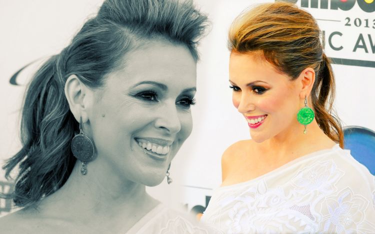 Fonds d'cran Clbrits Femme Alyssa Milano Wallpaper N383458