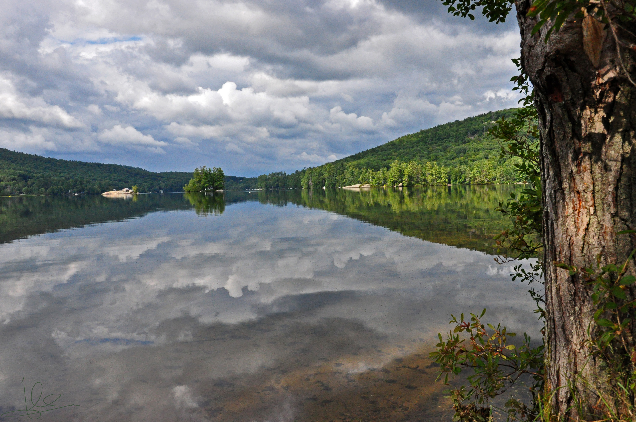 Wallpapers Nature Lakes - Ponds Lac de Greenwood - Maine (USA)