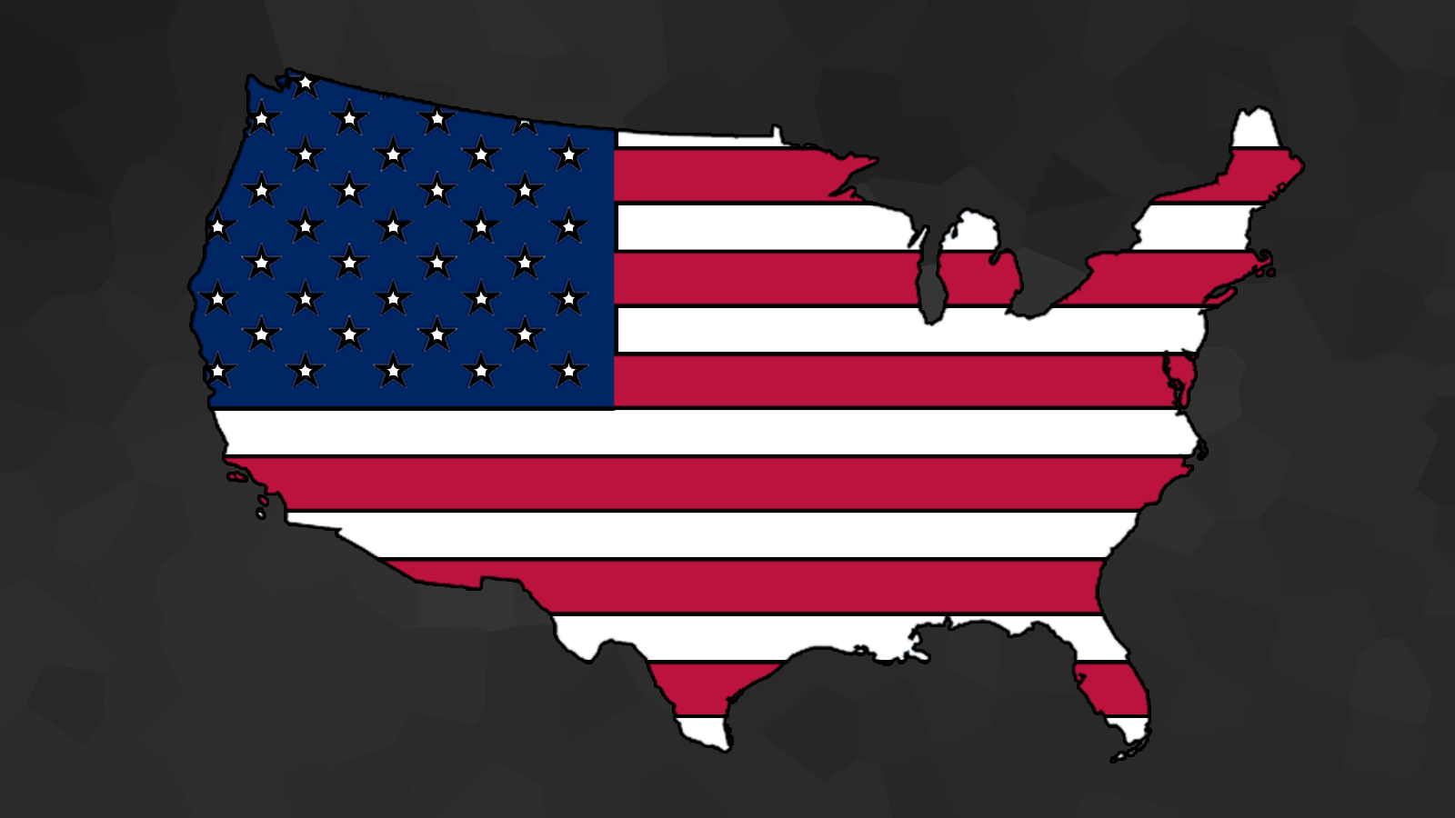 Wallpapers Digital Art Travel - Flags USA 