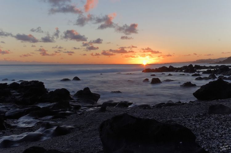 Fonds d'cran Nature Couchers et levers de Soleil Grand Anse - La Runion