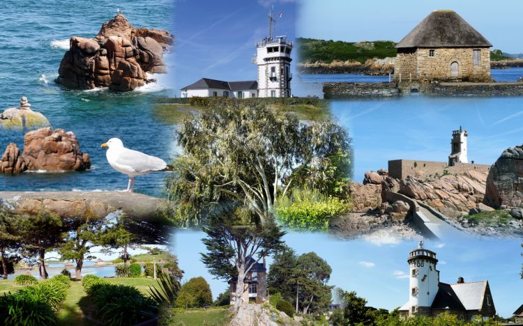 Fonds d'cran Art - Numrique Nature - Ocan, Plages Brhat Collage