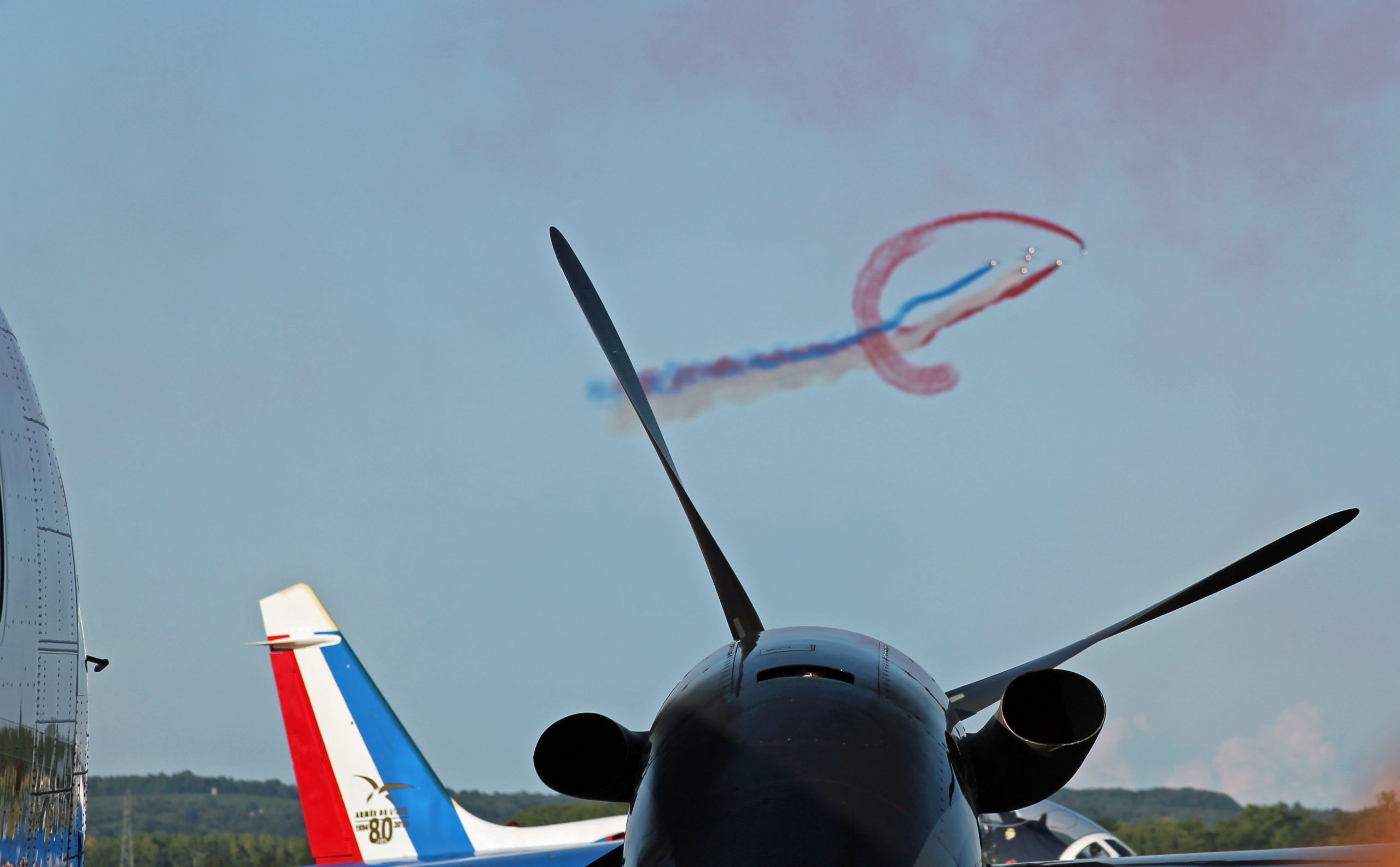 Fonds d'cran Avions Meetings ariens la patrouille de france