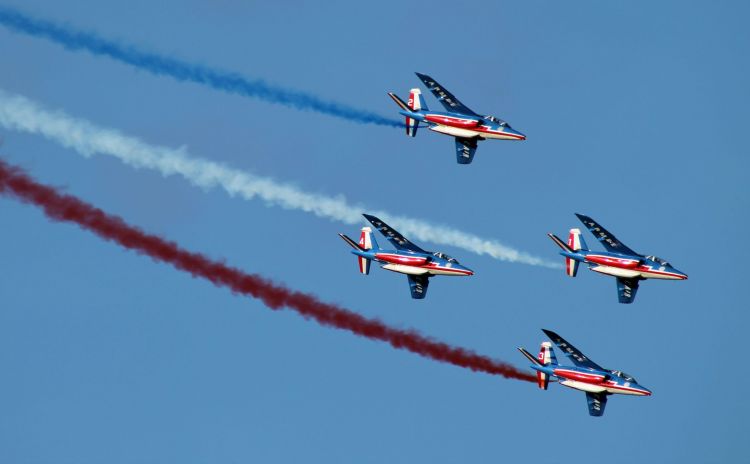 Fonds d'cran Avions Meetings ariens la patrouille de france