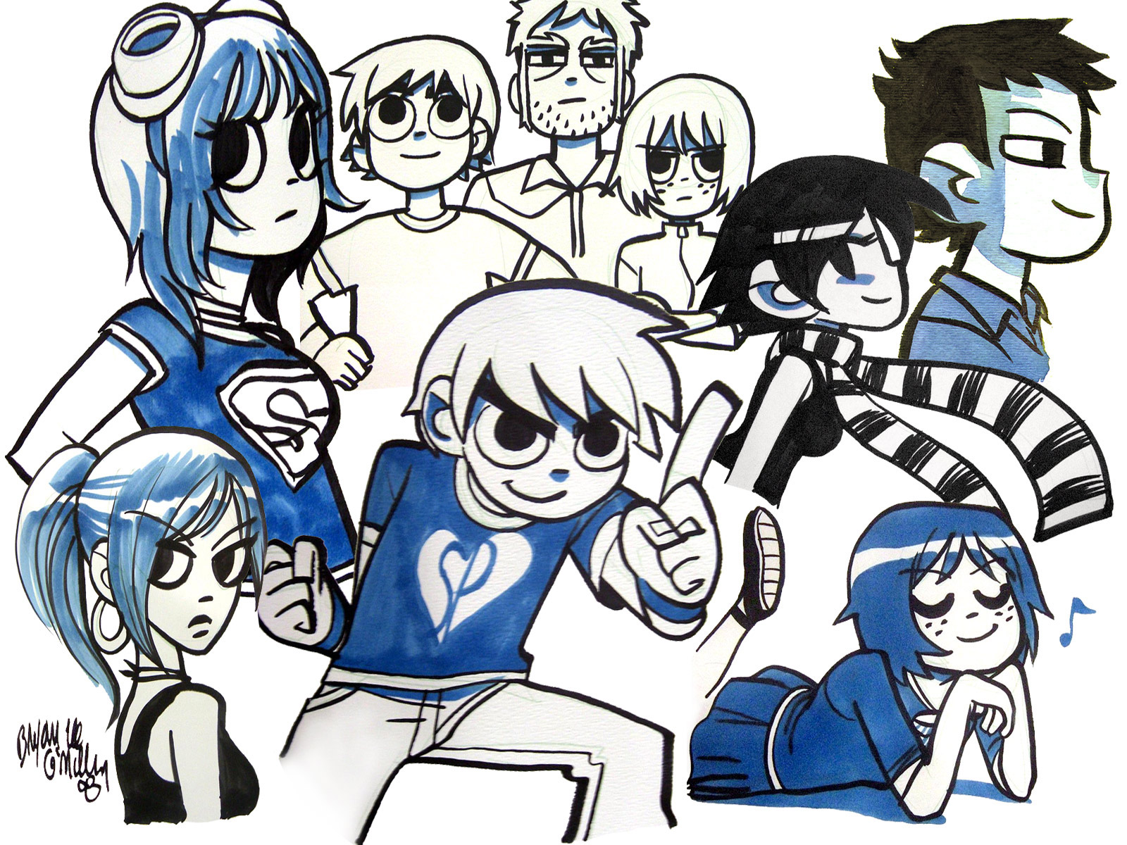 Fonds d'cran Comics et BDs Scott Pilgrim Scott Pilgrim