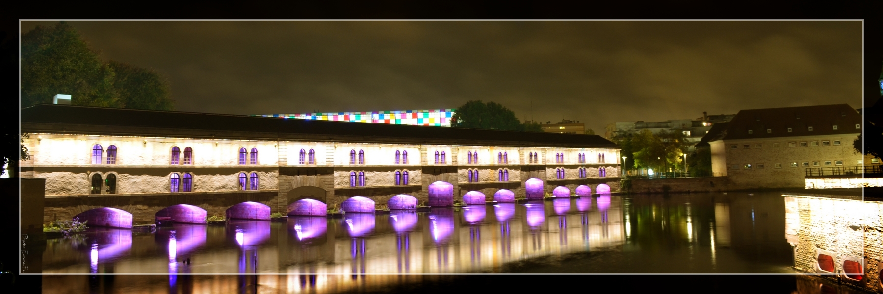 Wallpapers Constructions and architecture Bridges - Aqueduct Les couleurs de la nuit