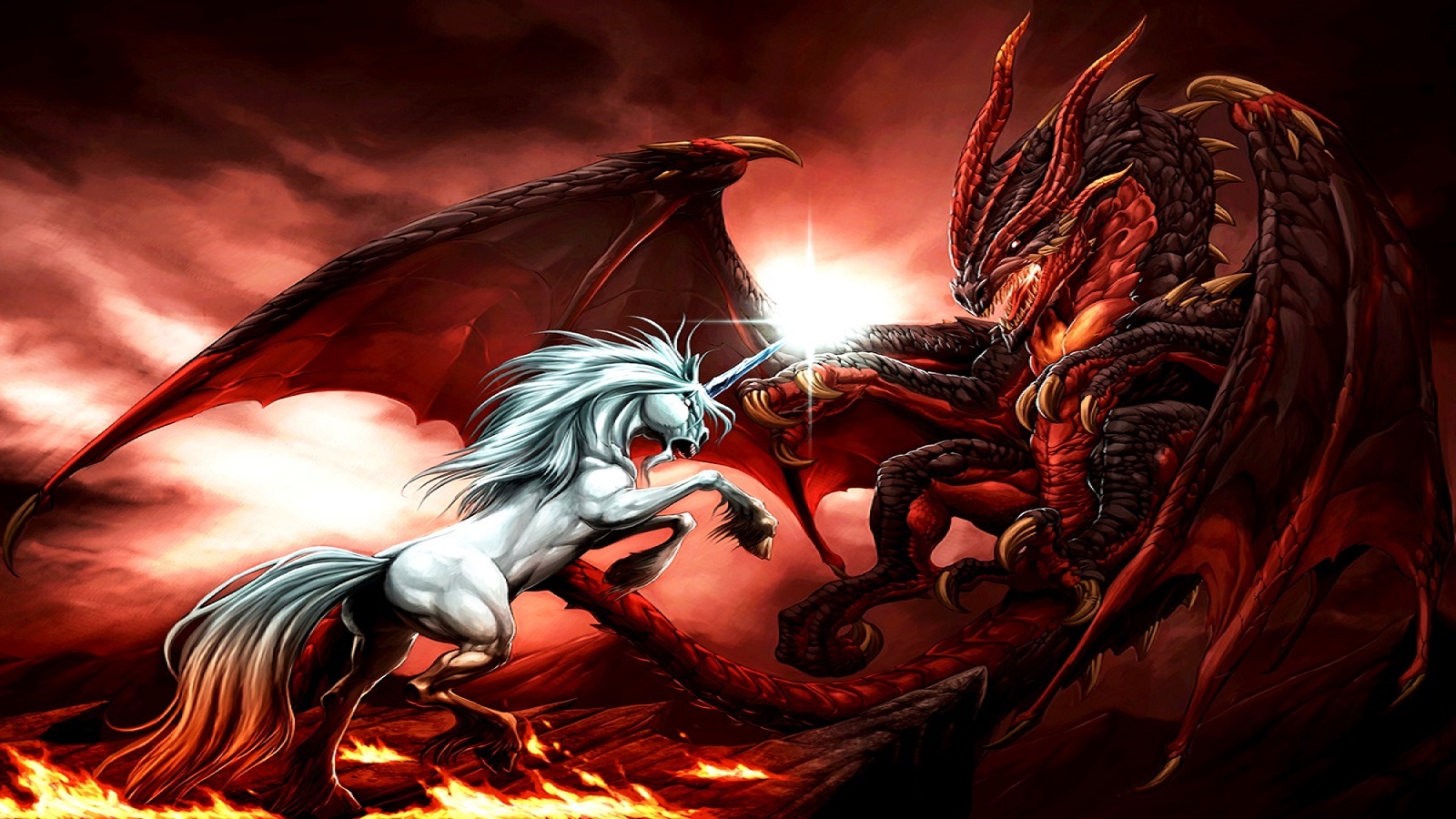 Wallpapers Fantasy and Science Fiction Creatures : Dragons 