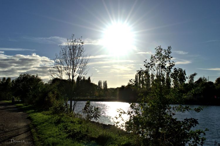 Fonds d'cran Nature Fleuves - Rivires - Torrents La Deûle Wambrechies-Lille