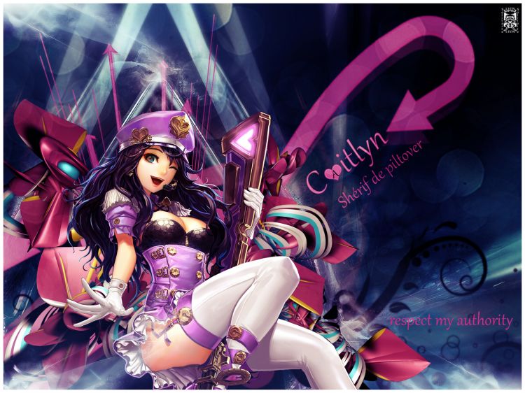 Wallpapers Video Games League of Legends - Clash of Fates Caitlyn pop star 