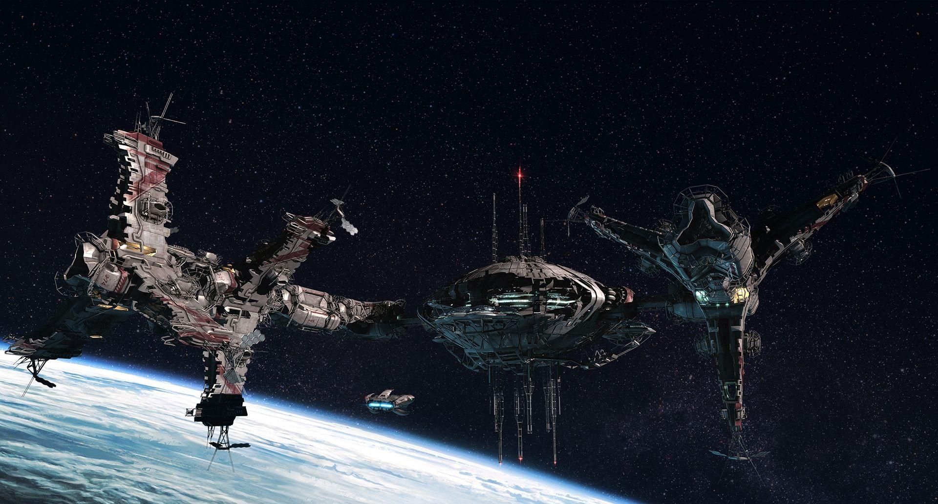 Wallpapers Fantasy and Science Fiction Spaceships 