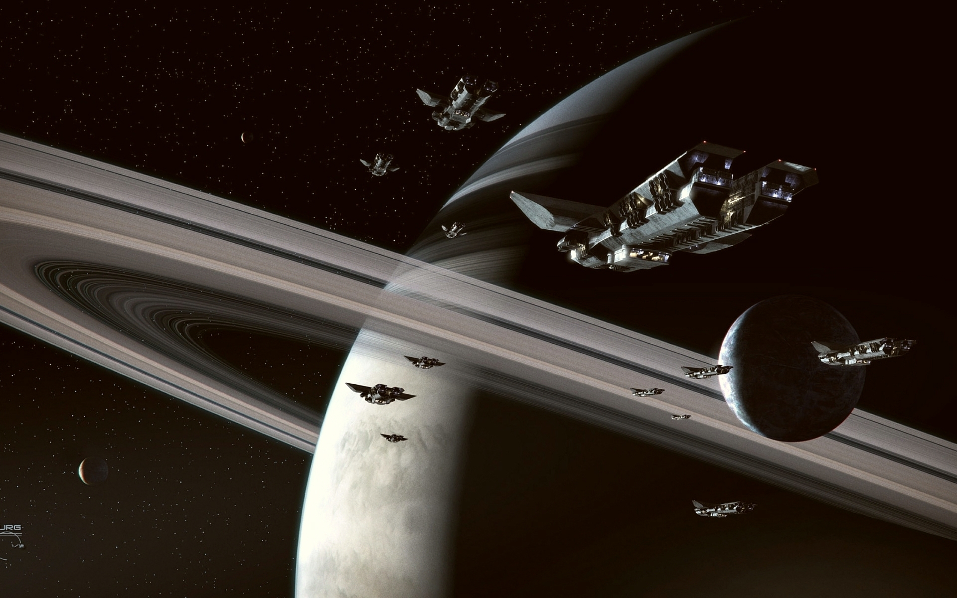 Wallpapers Fantasy and Science Fiction Spaceships 