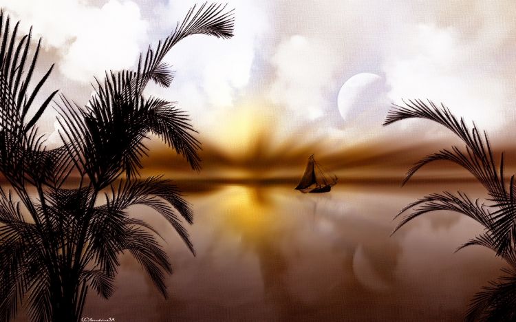 Wallpapers Digital Art Nature - Landscapes Riviera 