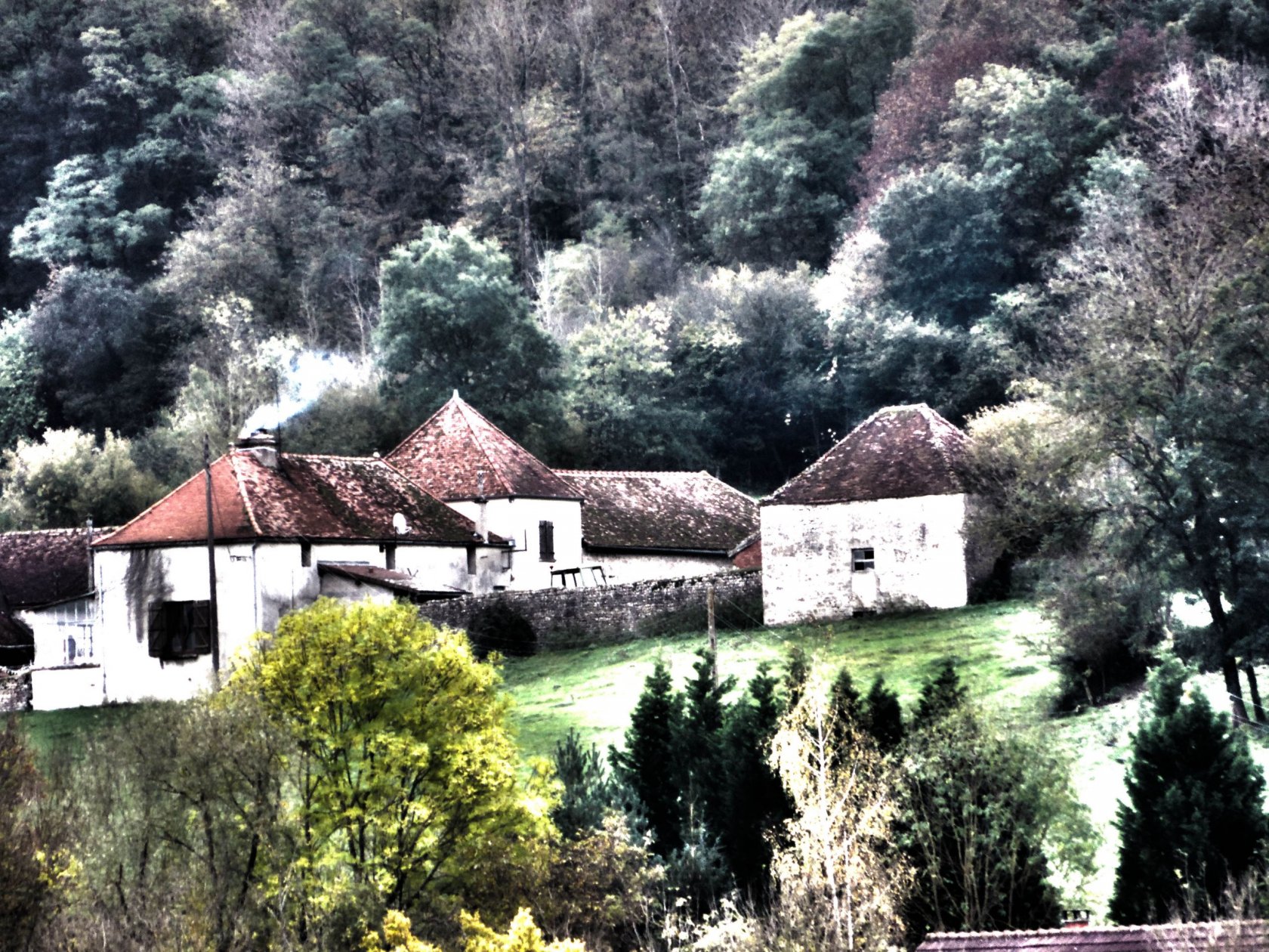 Wallpapers Constructions and architecture Countryside constructions Montbard