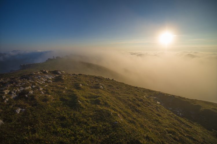 Fonds d'cran Nature Montagnes Sommet au matin