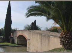  Constructions and architecture Pont sur le canal du Midi  Nissan ls Enserune