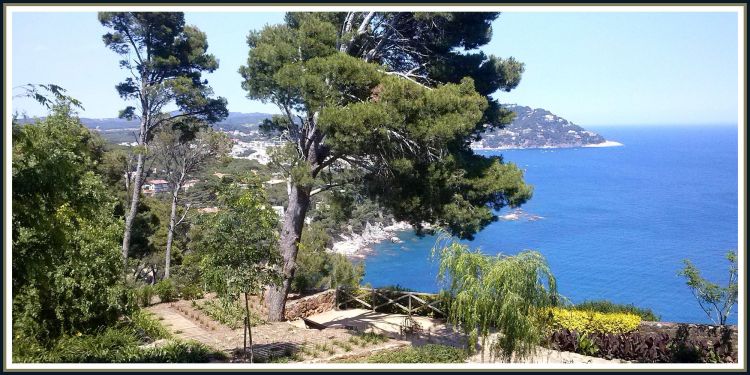 Fonds d'cran Nature Mers - Ocans - Plages Jardin botanique de Palafrugell (Espagne)