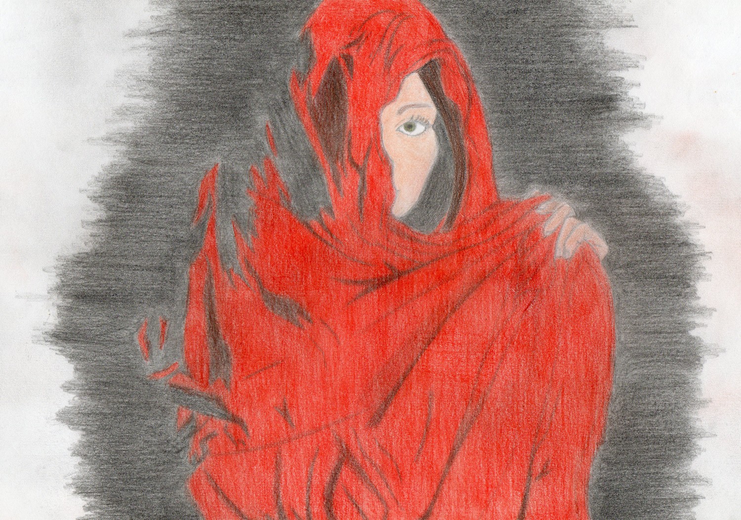 Fonds d'cran Art - Crayon Cinma - Sries TV Red Riding hood