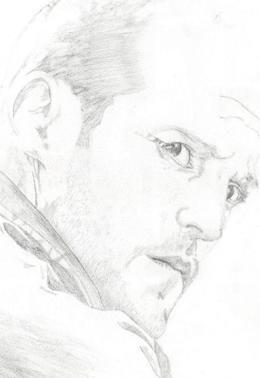 Fonds d'cran Art - Crayon Portraits Jason Statham