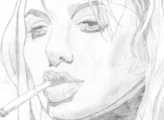  Art - Pencil Angelina Jolie