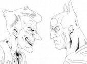  Art - Crayon Batman VS Joker