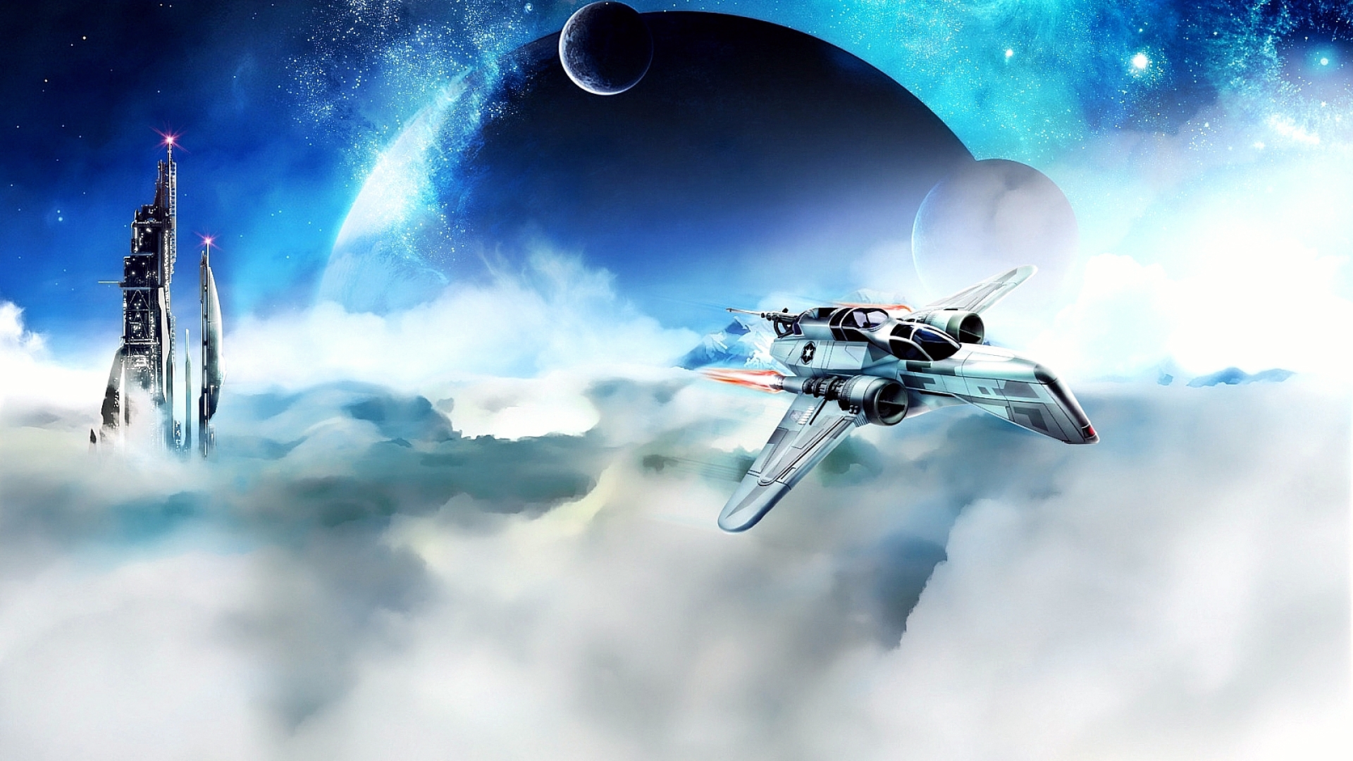 Wallpapers Fantasy and Science Fiction Spaceships 