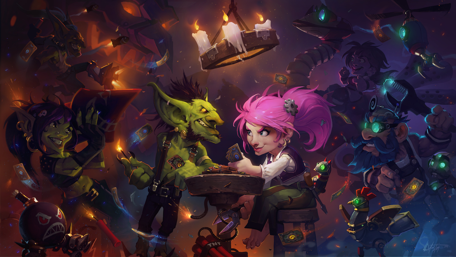 Fonds d'cran Jeux Vido Hearthstone Gobelins et gnomes