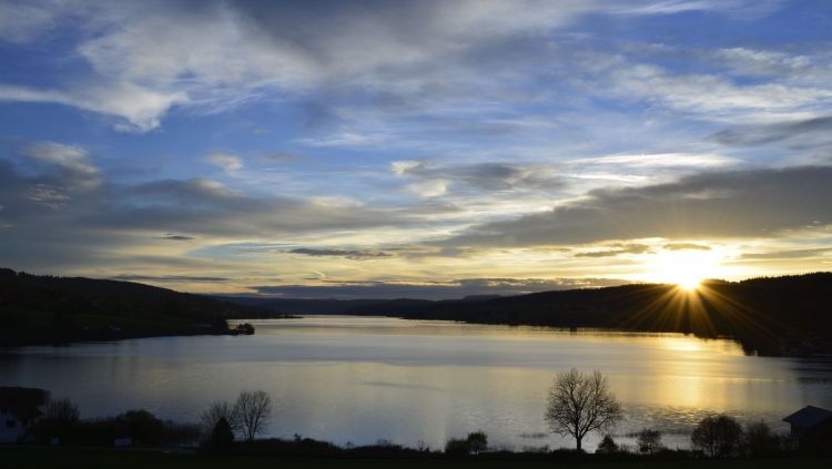 Wallpapers Nature Sunsets and sunrises Lac de Saint Point dans le Doubs