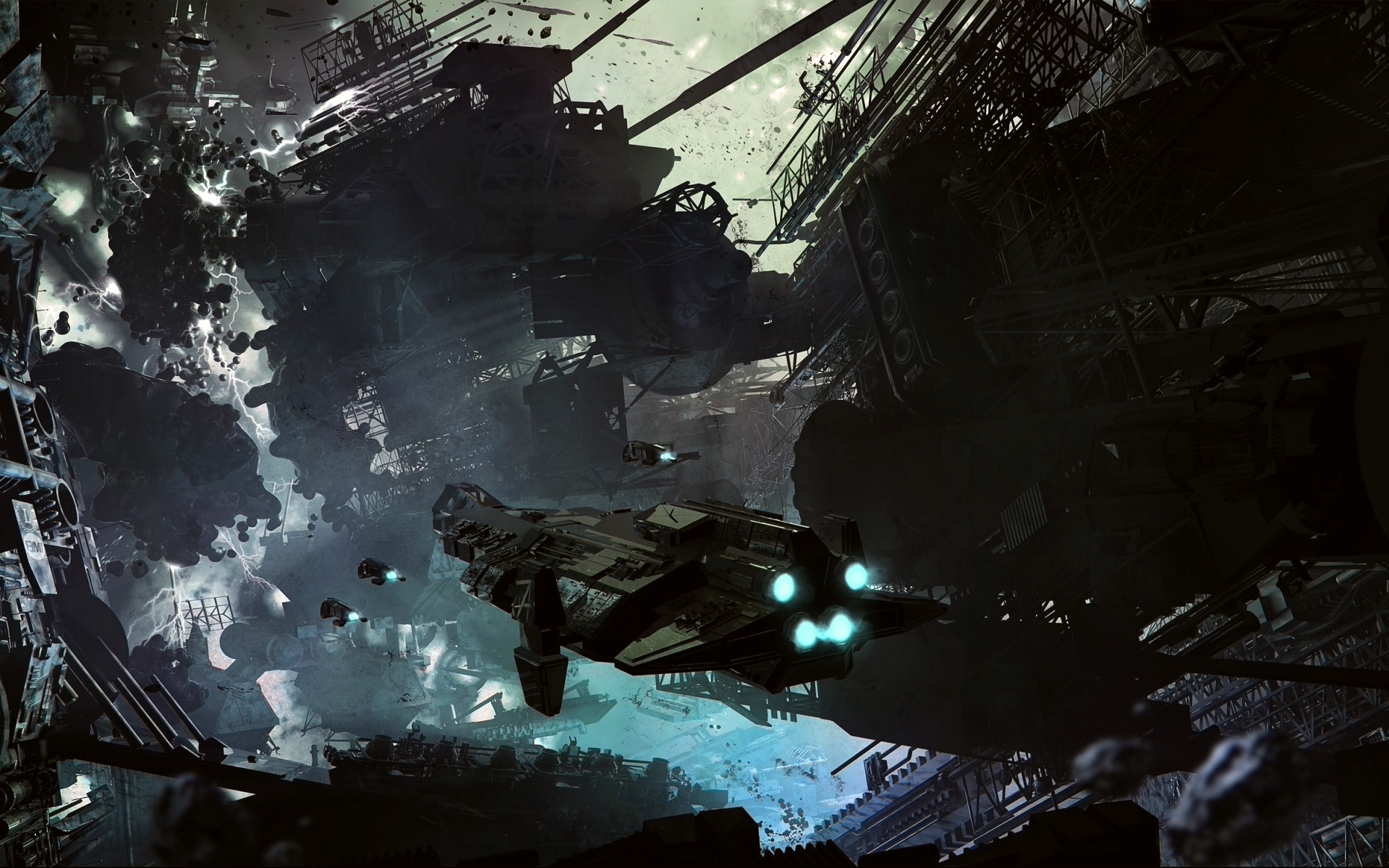 Wallpapers Fantasy and Science Fiction Spaceships 