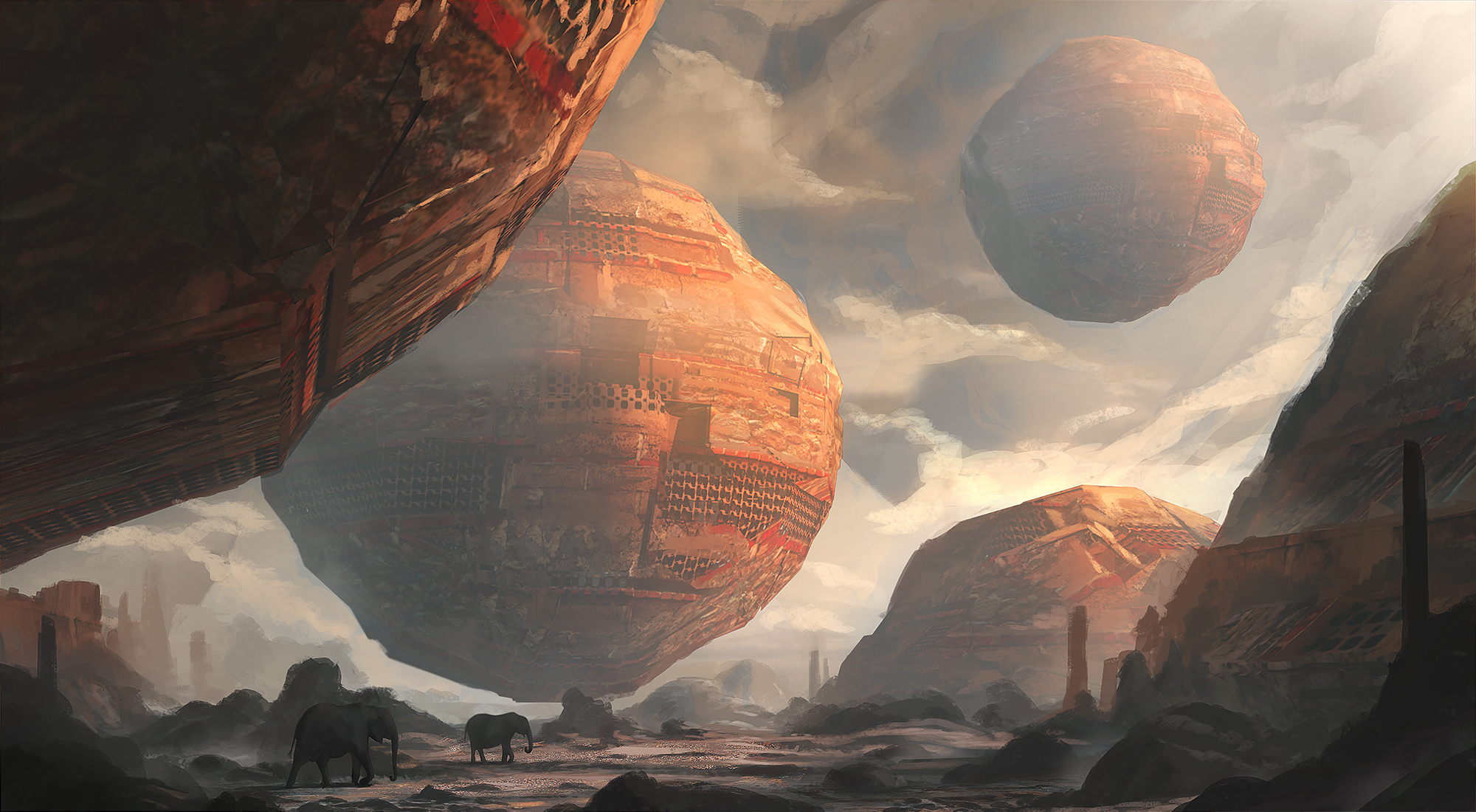 Wallpapers Fantasy and Science Fiction Futuristic Landscapes 