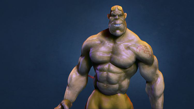 Fonds d'cran Art - Numrique 3D - Zbrush Hellboy Style