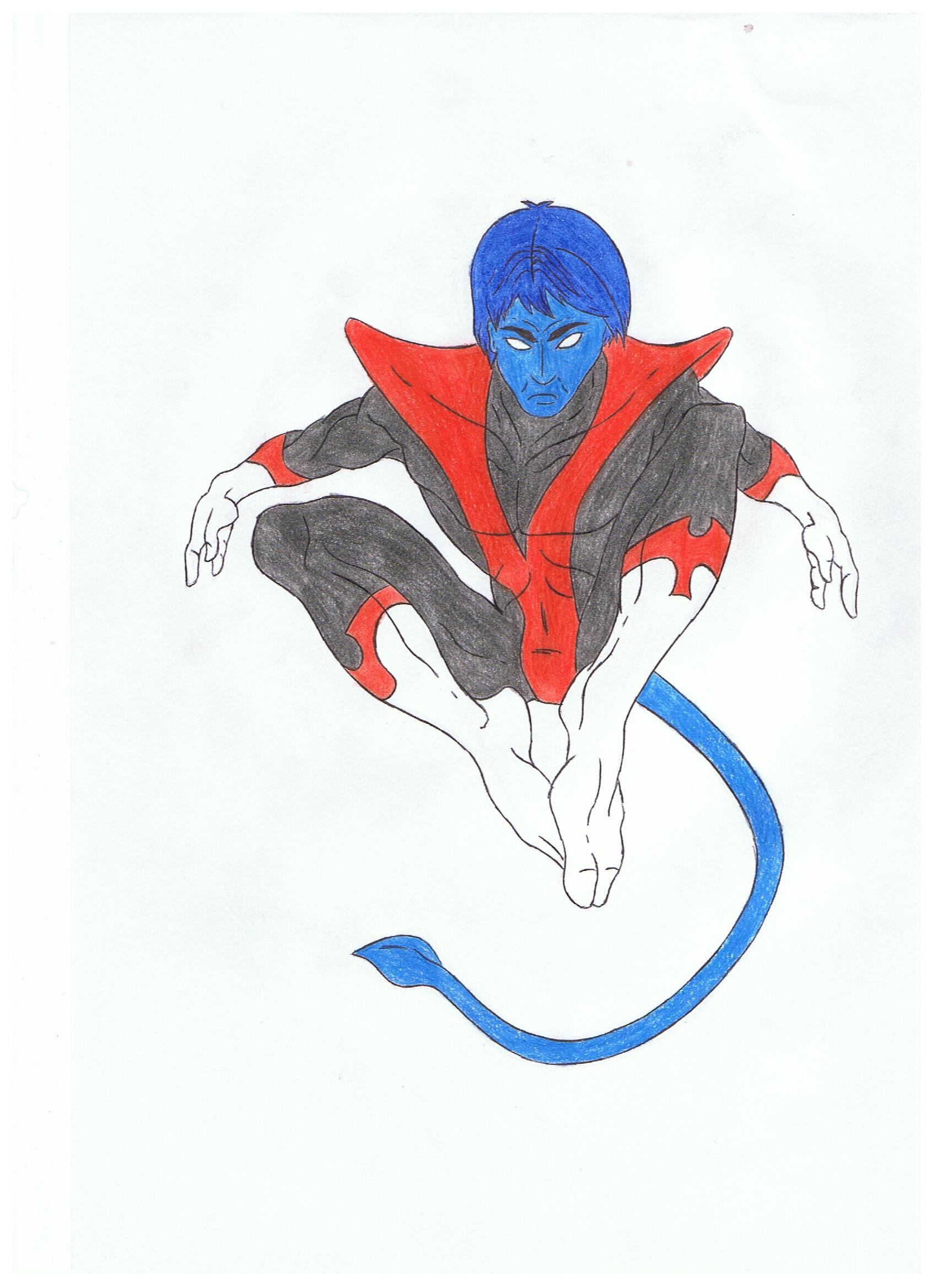 Fonds d'cran Art - Crayon BDs - X-Men Nightcrawler