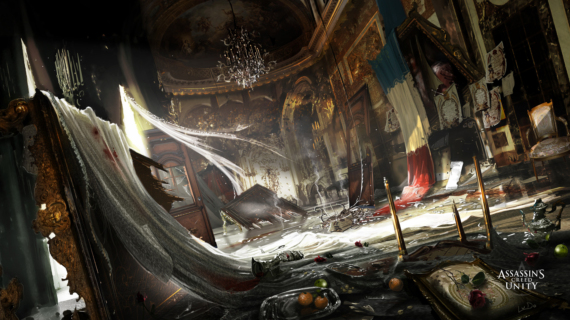 Fonds d'cran Jeux Vido Assassin's Creed : Unity ACU Versailles Ransacked