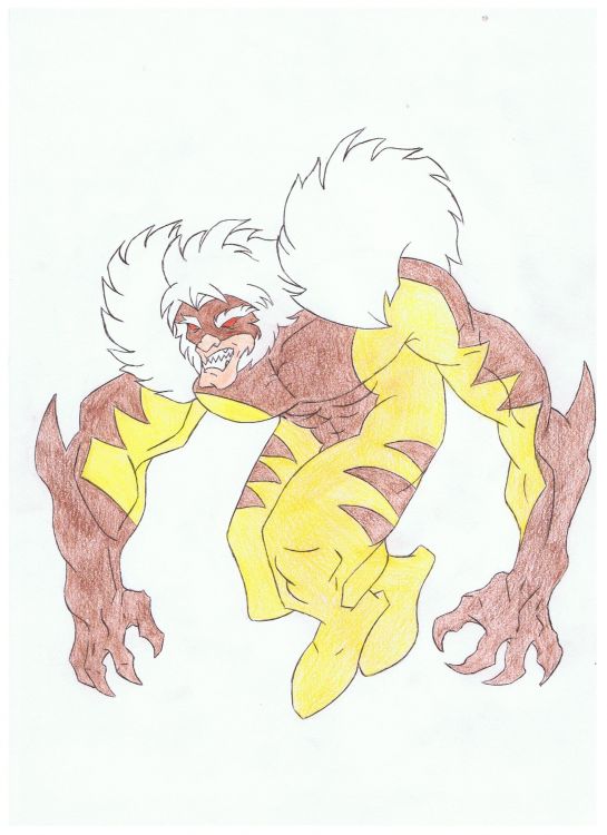 Wallpapers Art - Pencil Comics - X-Men Sabretooth