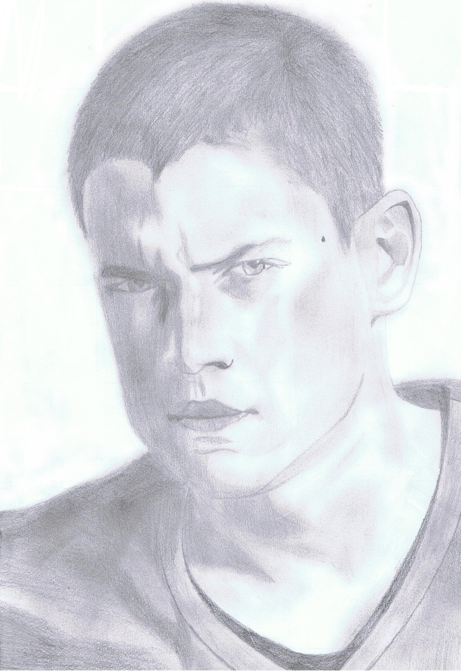 Wallpapers Art - Pencil Portraits Wentworth Miller