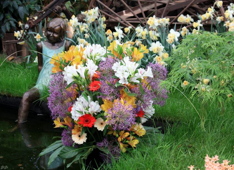 Fonds d'cran Nature Fleurs Symphonie florale