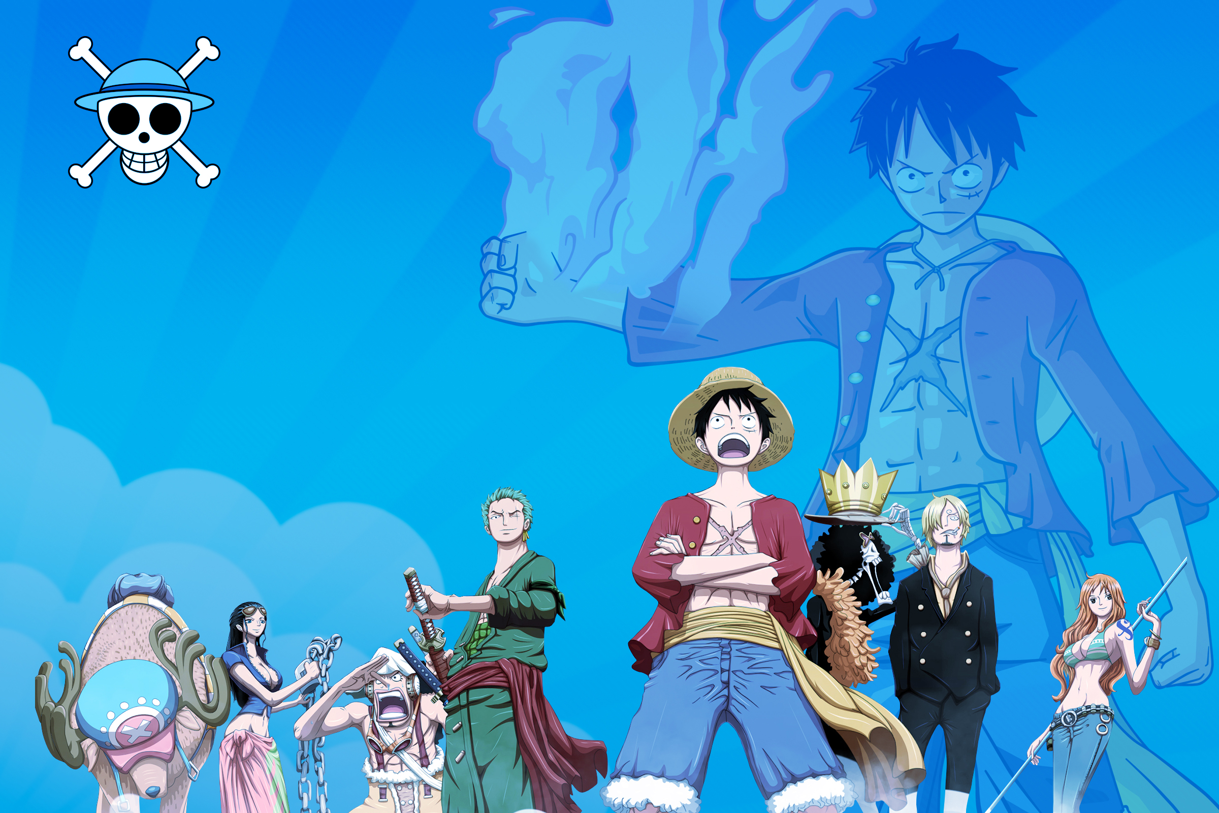 Wallpapers Manga One Piece One Piece Blue