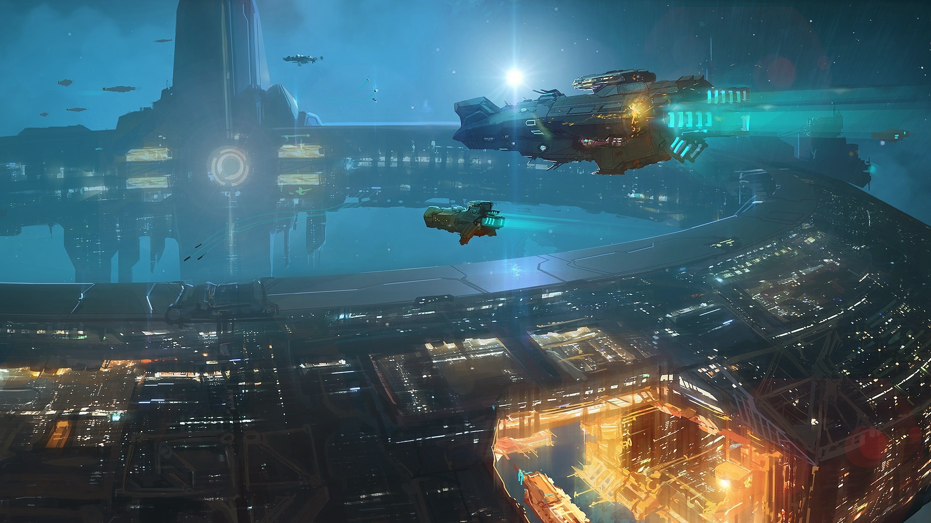 Wallpapers Fantasy and Science Fiction Spaceships 