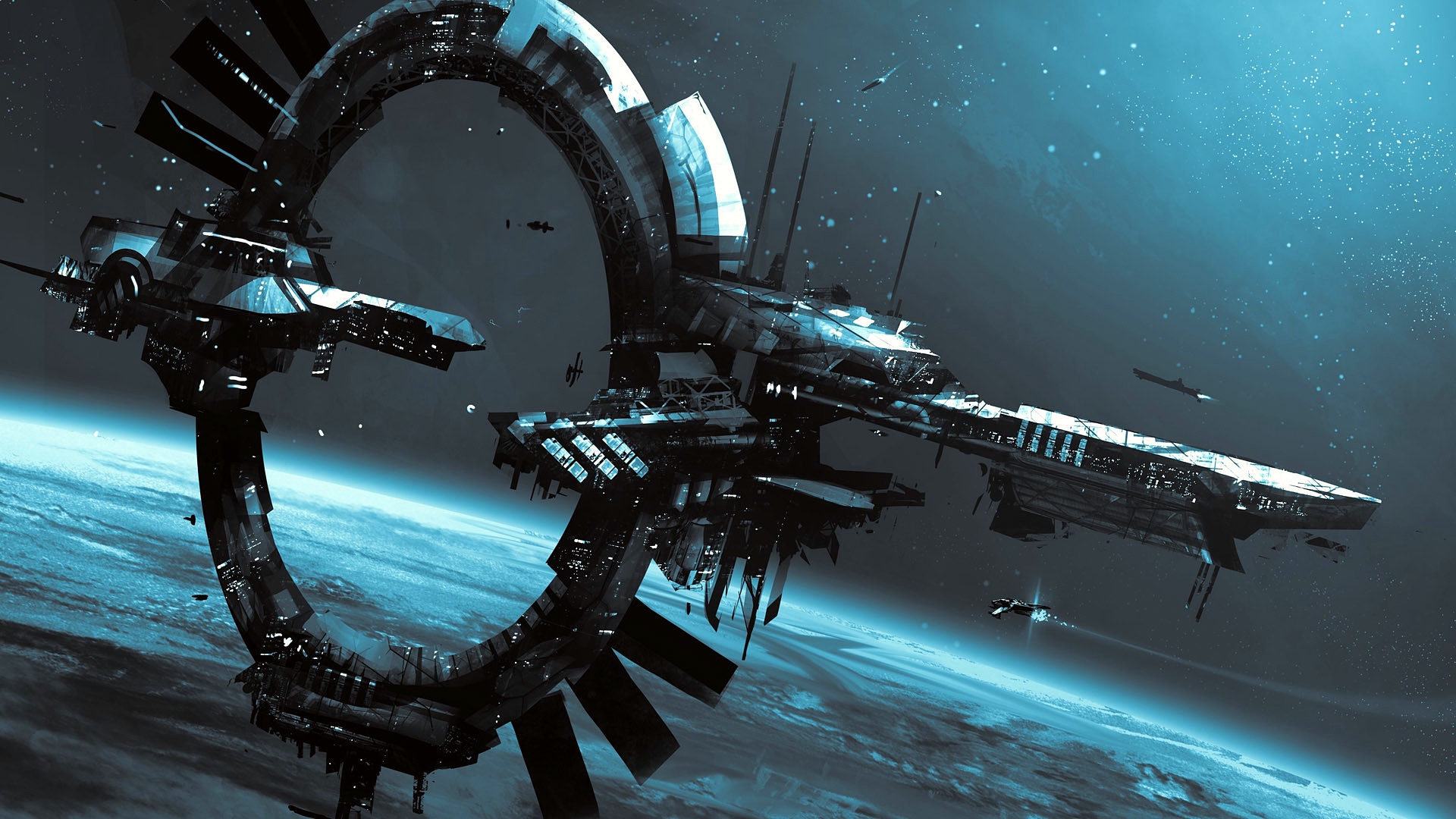 Wallpapers Fantasy and Science Fiction Spaceships 