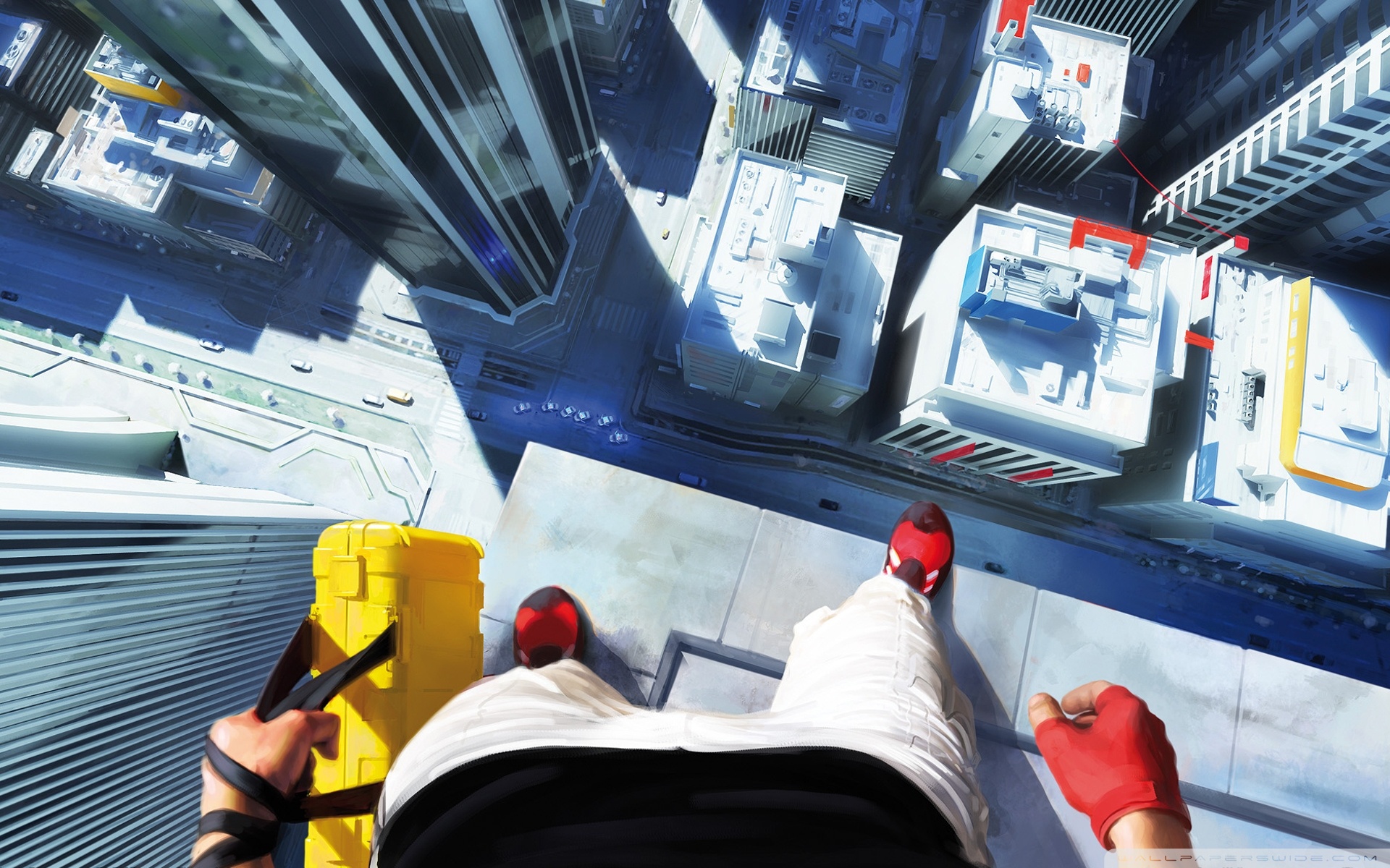 Fonds d'cran Jeux Vido Mirror's Edge Fear of heights ?