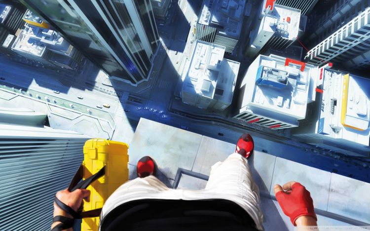 Fonds d'cran Jeux Vido Mirror's Edge Fear of heights ?