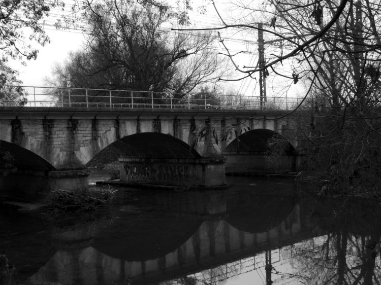 Wallpapers Constructions and architecture Bridges - Aqueduct Reflets dans l'Ouche