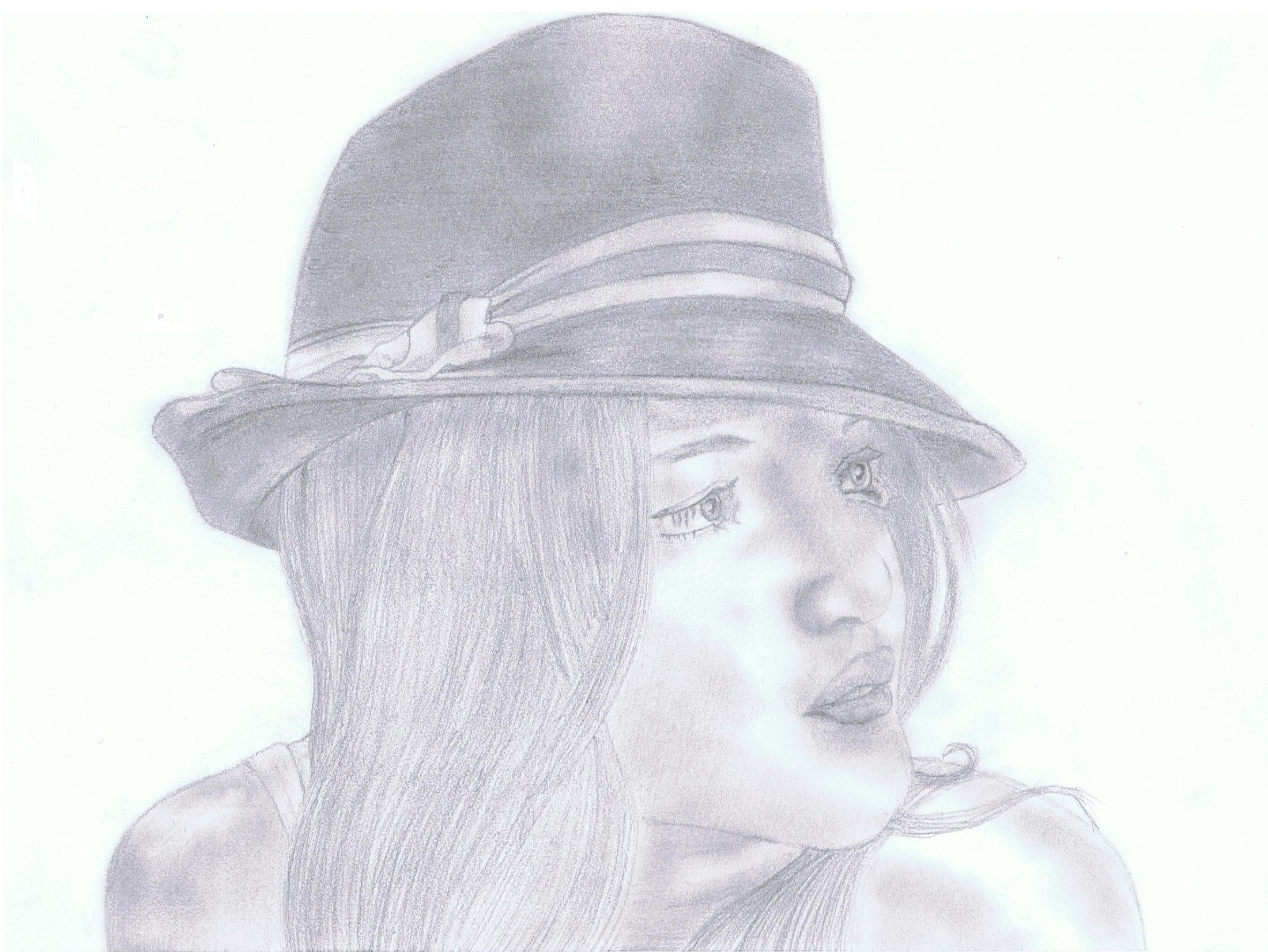 Fonds d'cran Art - Crayon Portraits Michelle Rodriguez