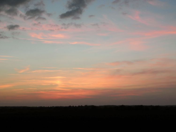 Wallpapers Nature Campaign Coucher de soleil dans l'Auxois