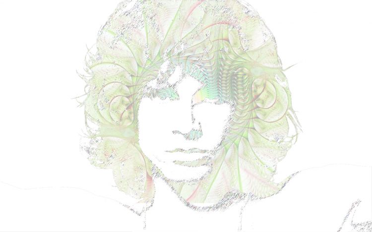 Fonds d'cran Musique Jim Morrison psychedélire