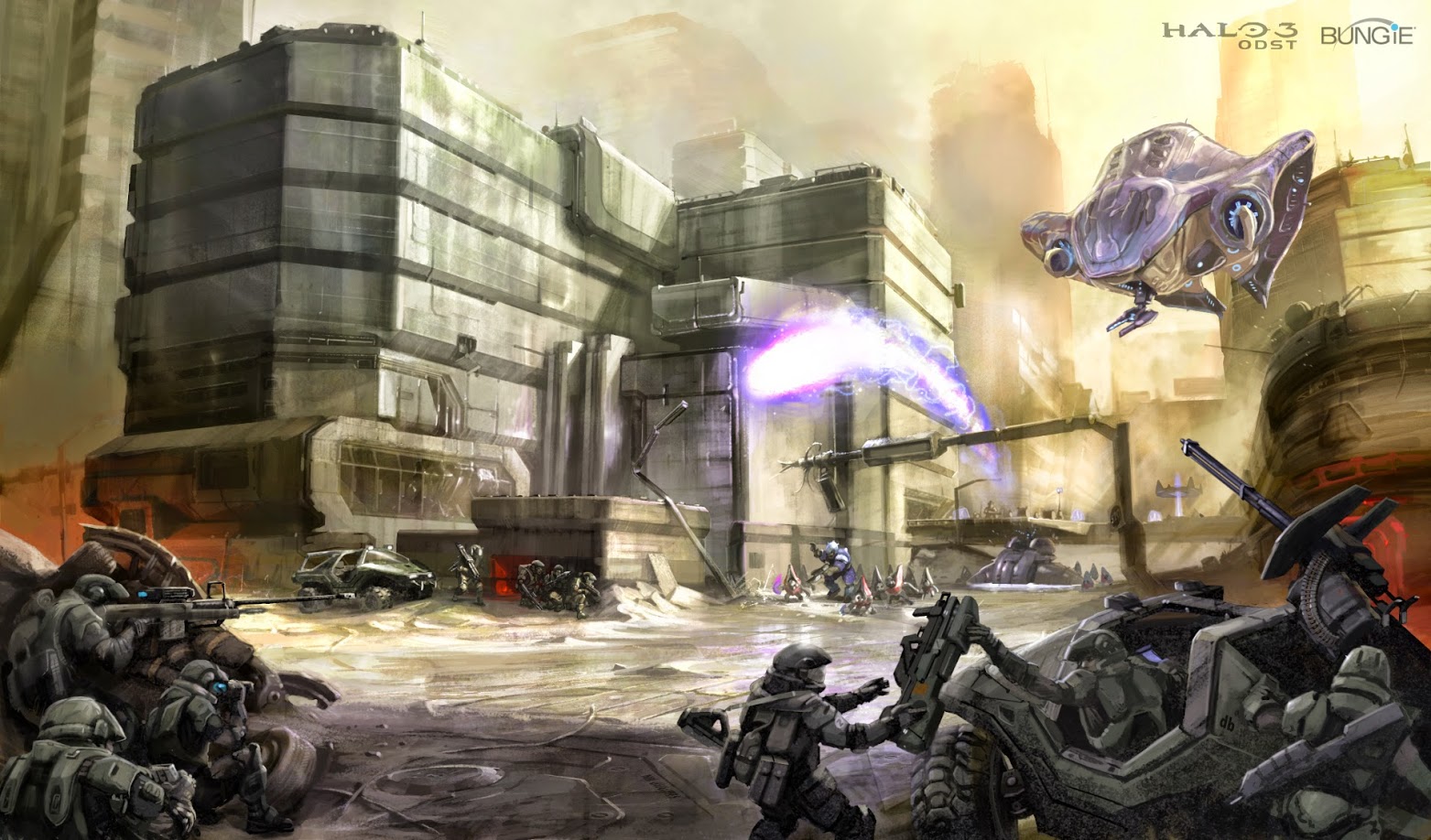 Wallpapers Video Games Halo 3 Battle for New Monbasa 