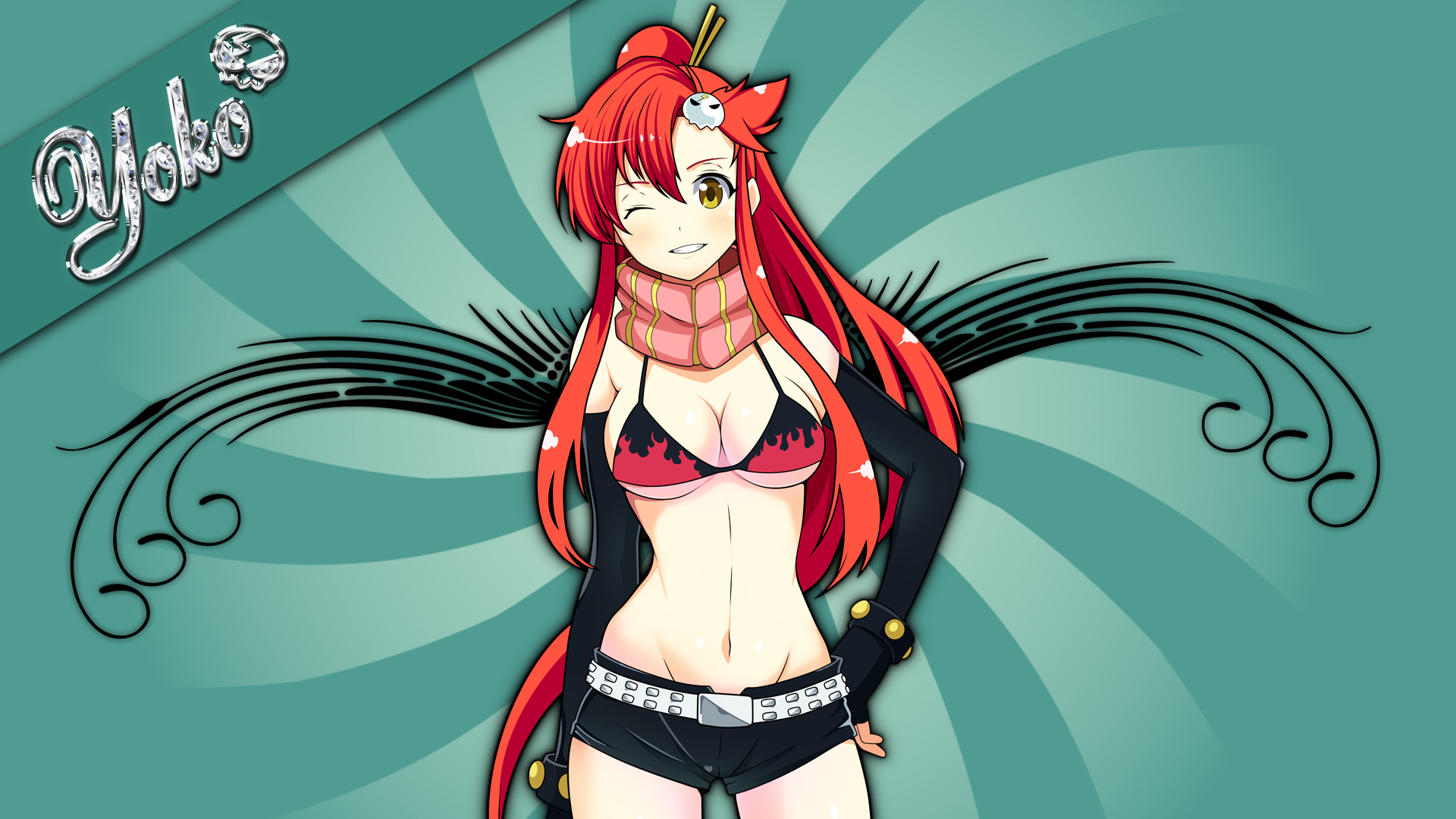 Fonds d'cran Manga Tengen Toppa Gurren Lagann Yoko Littner