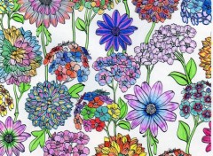  Art - Crayon Fleurs d'artifice